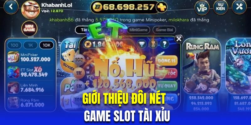 giới thiệu nổ hũ tài xỉu 